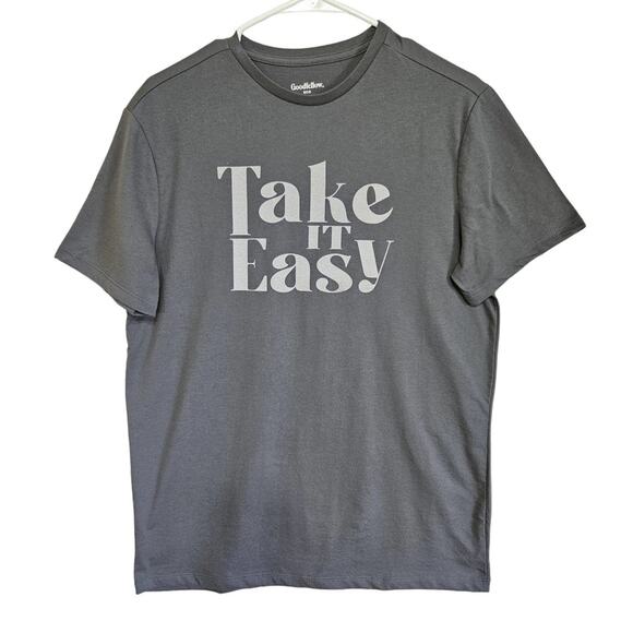 Goodfellow & Co Graphic T-Shirt Short Sleeve Mens Size M Gray BOGO New - Picture 1 of 7